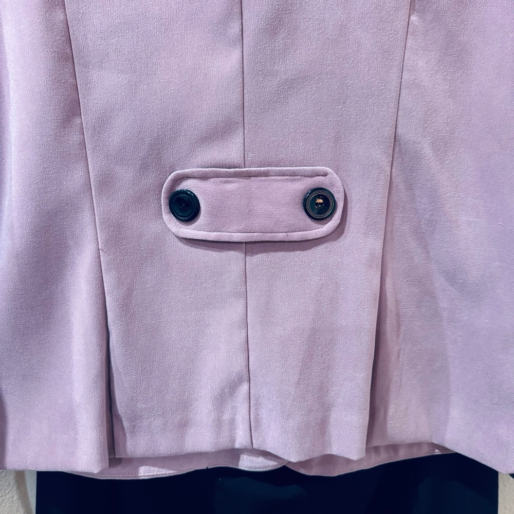 Two Piece Suit Lavender Blazer Sz 10 & Worthington Black Pencil Skirt Sz 10P - Picture 8 of 12